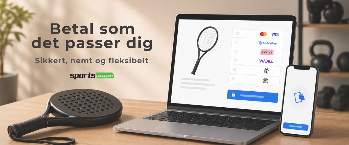 Betalingsmuligheder hos Sportsshoppen